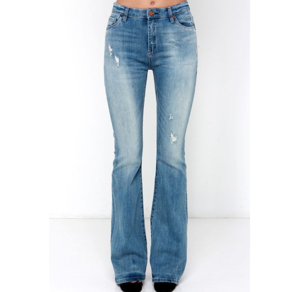 Blank NYC Kale Yeah High-Waisted Flare Jeans